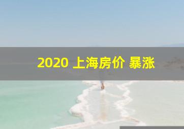 2020 上海房价 暴涨